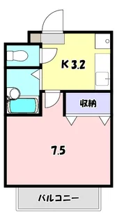 フォルトゥーナ【2階】の間取り