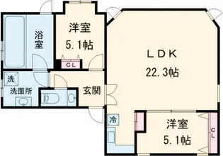 FBOXHOUSE【6階】の間取り