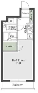 1Kの間取り画像