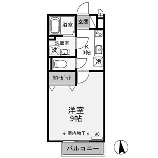 グランモンターニュ【2階】の間取り