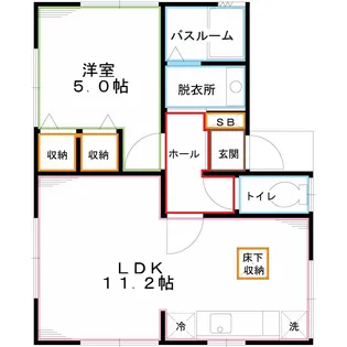 東京都国分寺市東戸倉2【アパート】の間取り