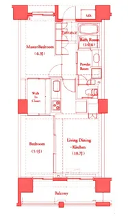 アールスタイルズ武蔵小杉EAST【8階】の間取り