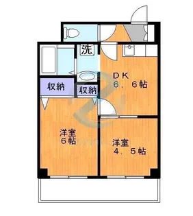 東京都江戸川区江戸川6【マンション】の間取り