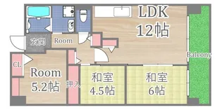 フェアリー城東【2階】の間取り