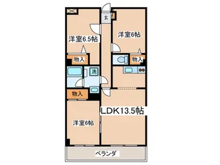 ジュノウ【2階】の間取り
