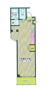 伴野ビル【4階】の間取り
