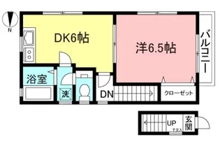 メゾンドクラーブII【2階】の間取り