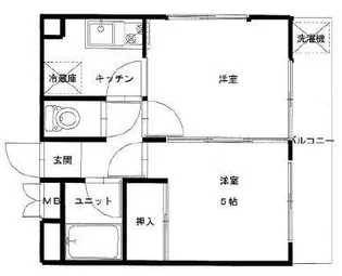 プリミエール桂【1階】の間取り