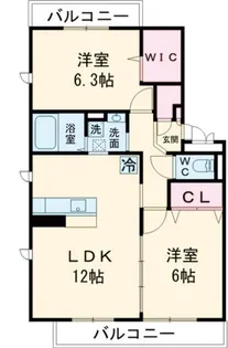 ファミーユ・M【3階】の間取り