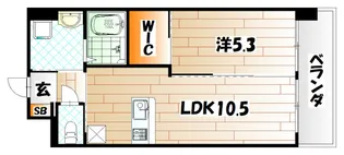 グレース上富野【5階】の間取り
