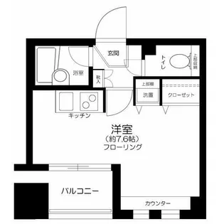 サンパティーク広尾【11階】の間取り