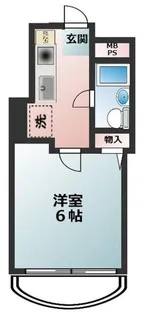 ウイング21吉祥寺【3階】の間取り