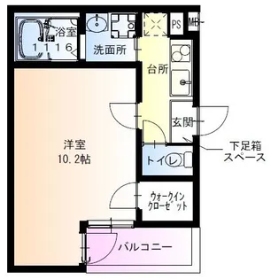 フジパレス門真浜町【1階】の間取り