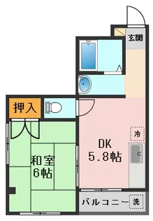 東京都江戸川区南篠崎町2【マンション】の間取り