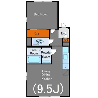LOTUS大井町【2階】の間取り