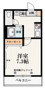 メゾン ソレイユ【1階】の間取り
