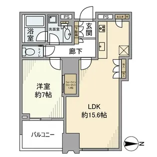 シティタワーズ豊洲ザ・ツイン サウス【5階】の間取り
