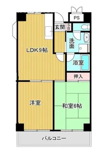 日宝ライフ放出西【3階】の間取り