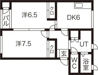 ストリームB棟【2階】の間取り