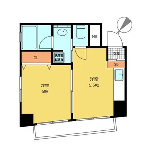 マンションVIP中野坂上【1階】の間取り