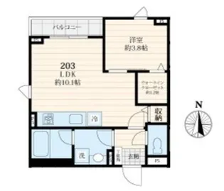 東京都板橋区熊野町【マンション】の間取り