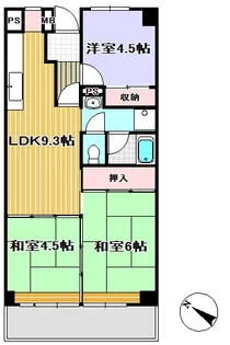 共立愛宕橋ビル【3階】の間取り