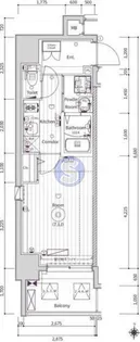 エストゥルース京都【5階】の間取り