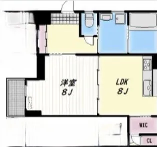 東京都中野区松が丘1【マンション】の間取り