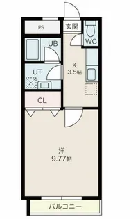 COMFORT PLACE【3階】の間取り