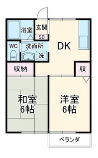 グリーンテリア第5【1階】の間取り