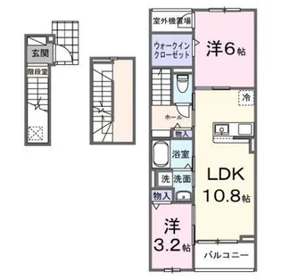 リシェール【3階】の間取り