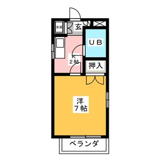 ホワイト指金【2階】の間取り
