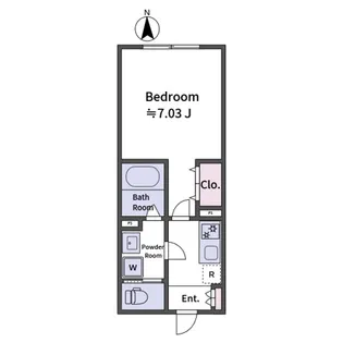 aLATO OyamaII【1階】の間取り