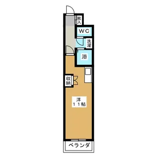 ホワイトパレスコミゾ【6階】の間取り