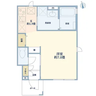 Maison Claire M.S.【1階】の間取り