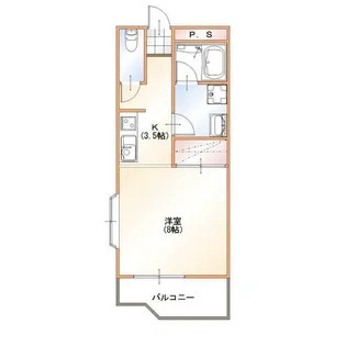 セントレイ昭和町A棟【2階】の間取り