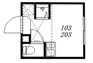 ハーモニーテラス日ノ出町IV【1階】の間取り