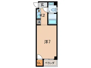 ラ・コ-ト天美東A棟【4階】の間取り