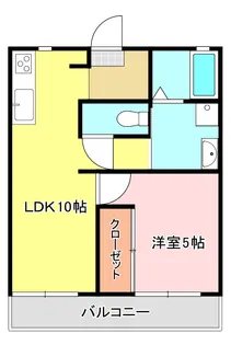 アムール・エミュー【2階】の間取り