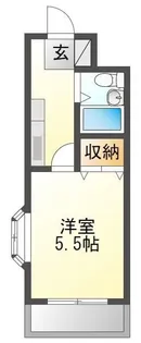 メビウスair【2階】の間取り