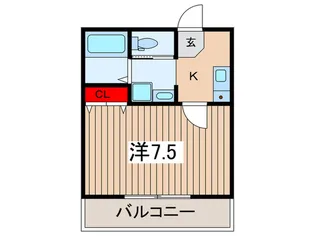 ランコントル【1階】の間取り