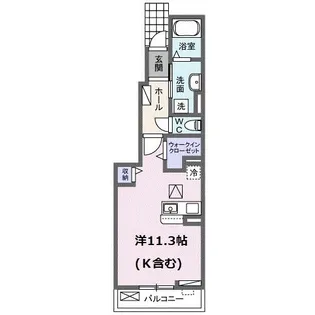 フェルマータOH【1階】の間取り