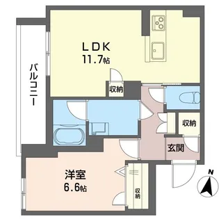 通町グランデ【4階】の間取り