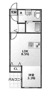 01ハウス【2階】の間取り