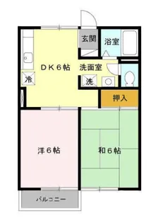 シェリールアタゴ IIIII【2階】の間取り