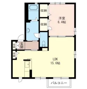 グランメールB【1階】の間取り