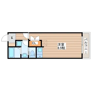 サンライズ立町【3階】の間取り