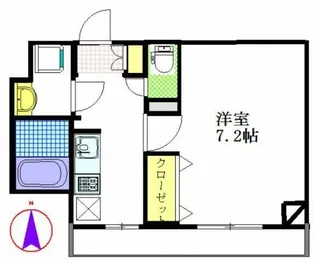 URBAN FLATS千葉中央【2階】の間取り