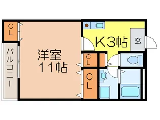 春日丘ヒルズ【1階】の間取り