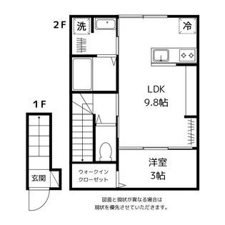 HELIOS中川原ドゥ【1階】の間取り
